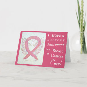 Fêtes Annuelles Cartes de voeux pour la sensibilisation au cancer 