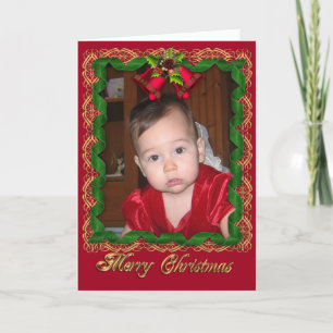 Fêtes Annuelles Cartes de voeux pour les rubans de Noël