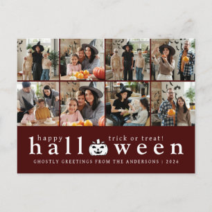 Fêtes Annuelles Cartes fantômes simples pour un joyeux Halloween a