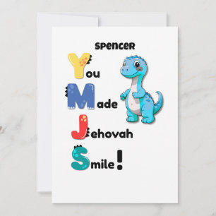 Fêtes Annuelles Cartes JW pour les jeunes - Vous avez fait sourire