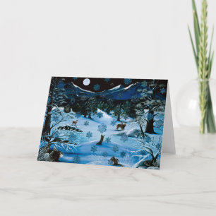 Fêtes Annuelles Cartes pour notes Cascade Snowflake