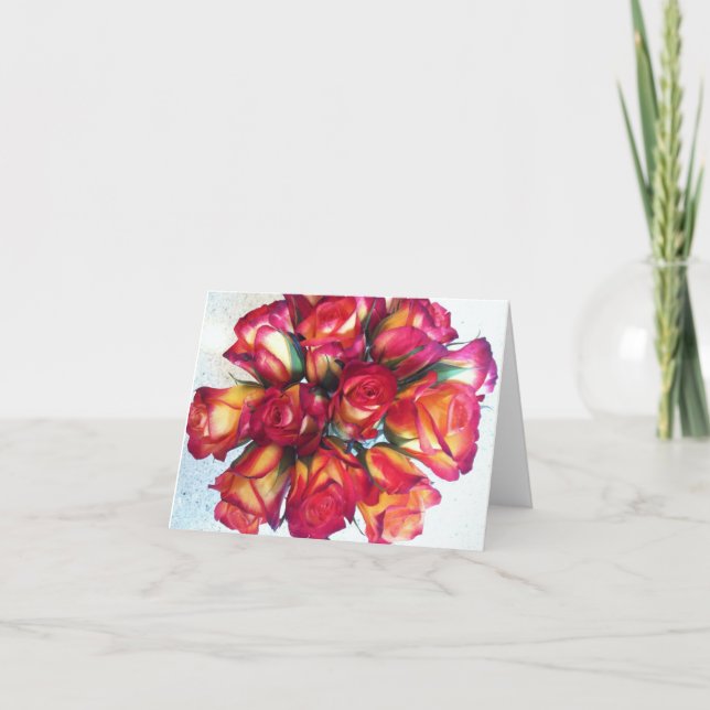 Fêtes Annuelles Cartes pour notes de bouquet (Devant)
