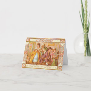 Fêtes Annuelles CARTES POUR NOTES de NOËL de 1800s et CARTES DE
