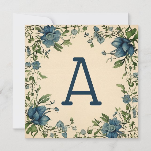 Fêtes Annuelles Cartes pour notes Monogrammes en Astronaut Feuille (Devant)