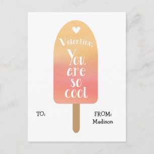 Fêtes Annuelles Popsicle School Classroom Valentine Cartes pour en
