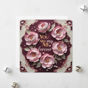 Fêtes Annuelles Vous êtes mes cartes valeureuses pour toujours