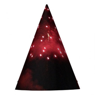 Fètes Chapeaux de fête à feu d'artifice rouge