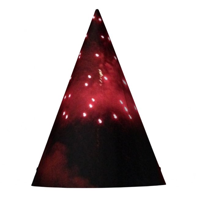 Fètes Chapeaux de fête à feu d'artifice rouge (Devant)