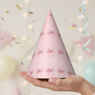Fètes Chapeaux de fête d'anniversaire à motif de nœud ro