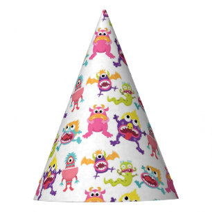 Fètes Chapeaux de fête en papier - Monstres effrayants