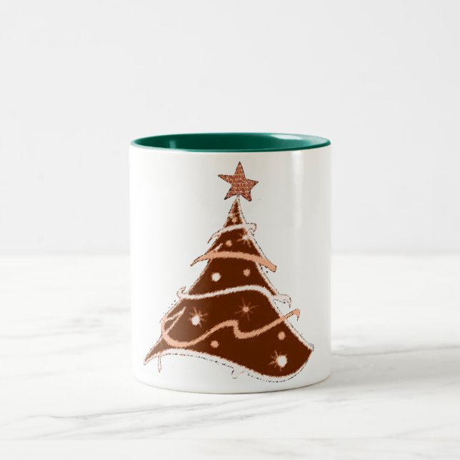 fêtes de noël arbre conception tasse design (Centre)