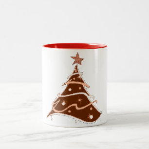 fêtes de noël arbre conception tasse design