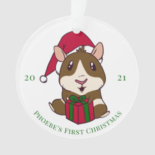 Fêtes de Noël de Cochon de Guinée Personnalisées