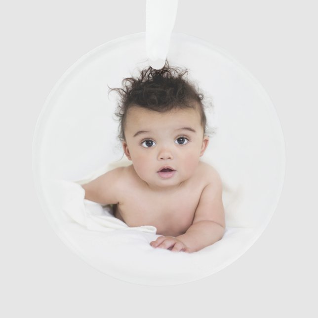 Fêtes de Noël photo à deux faces personnalisées (devant)