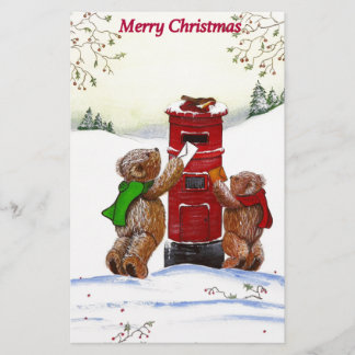 Fêtes de Noël Teddy Bear Carte