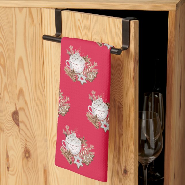 Fêtes de Noël Traitements saisonniers Serviette de (Pliage en tiers)