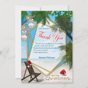 Fêtes d'été Merci de Noël