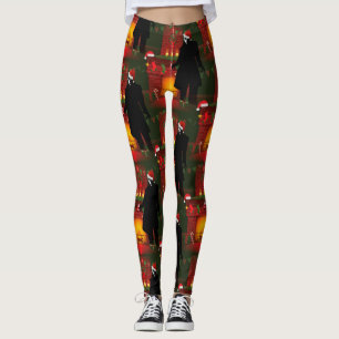 fêtes nosferatu xmas leggings