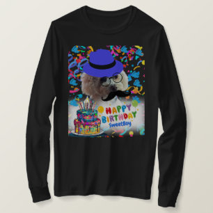 Fêtez le joyeux T-shirt Poodle Anniversaire
