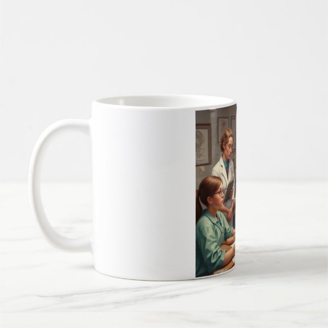 Fêtez votre voyage : Médicales jalons Mug (Gauche)