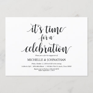 Fêtons, invitations du parti Engagement