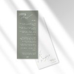 Fêtons la calligraphie moderne Mariage vert Menu<br><div class="desc">Un menu mariage minimaliste et frais. Doté d'une calligraphie moderne et d'une typographie serif élégante, il offre un look chic. . Ce design en sauge verte est idéal pour un mariage rustique, d'été, d'automne, de printemps ou de plein air. Si vous avez besoin d'aide ou si vous avez des questions,...</div>