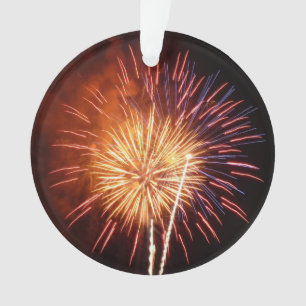 Feu d'artifice rouge, blanc et bleu I Patriotique