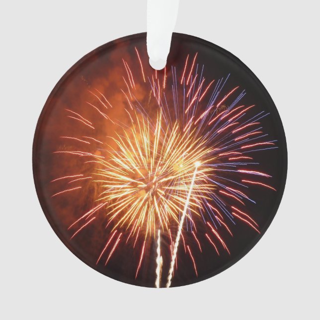 Feu d'artifice rouge, blanc et bleu I Patriotique (devant)