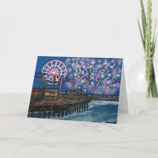 Feu d'artifice sur les cartes de promenade