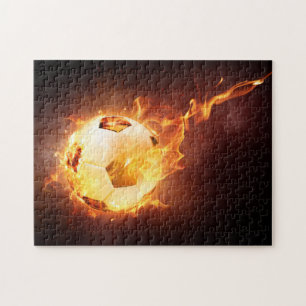 Feu de balle de football - Puzzle