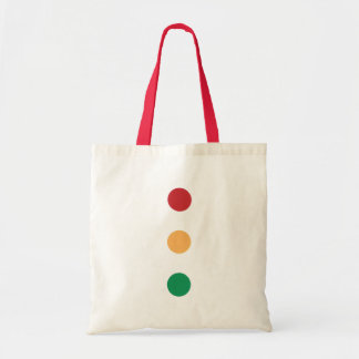 Feu de circulation cercles de couleurs Canvas Sacs