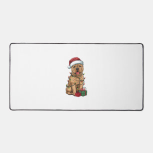 Feu de Noël Éclairage du chapeau de Noël Shar Pei