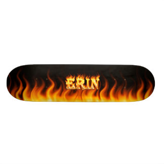 Feu de skateboard Erin et conception de flammes.