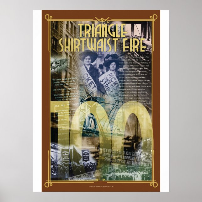 Feu du triangle Shirtwaist 100th Anniv. Affiche (Devant)
