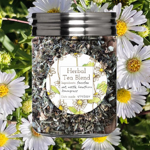 Feu-feu Blank Herb Tea Blend Étiquette personnalis