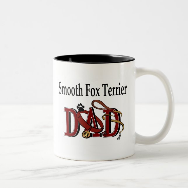 Feu Fox Terrier Papa Mug (Droit)