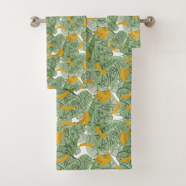 Feuillage de banane tropicale moderne (En situation)