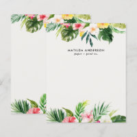 Feuillage moderne vert floral botanique tropical