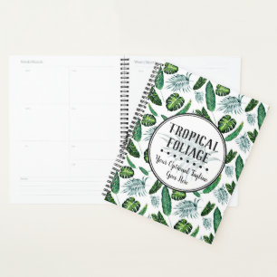 Feuillage Tropical Palmier Feuilles & Verdure Aqua