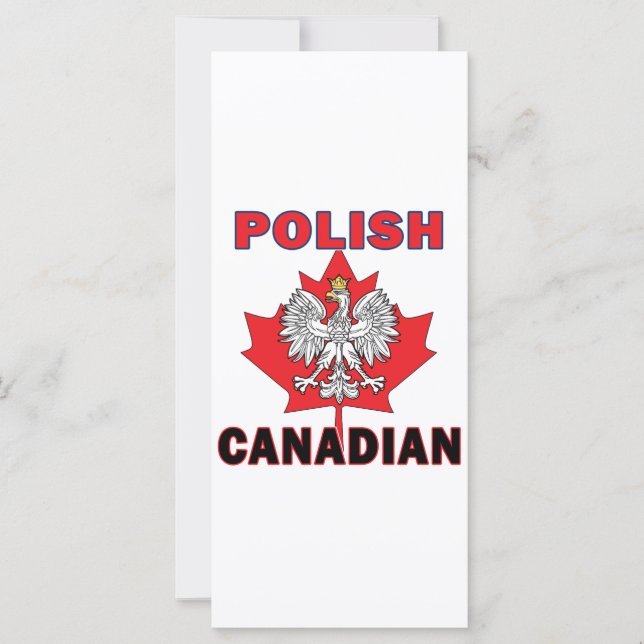 Feuille d'aigle canadienne polonaise (Devant)
