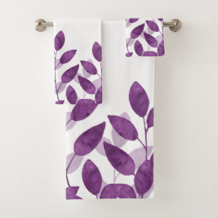 Feuille d'aquarelle de prune