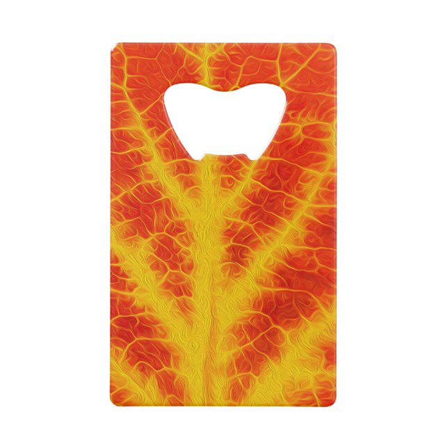 Feuille d'Aspen rouge et jaune #10 (Devant)