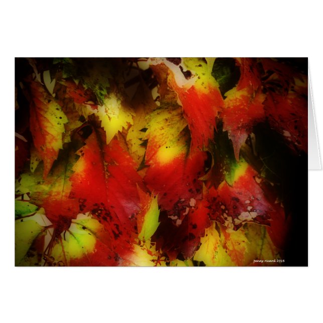 Feuille d'automne (Devant horizontal)