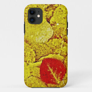 Feuille d'automne - coque iphone d'art de peinture