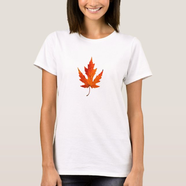 Feuille d'automne - Couleurs d'automne - T-shirt f (Devant)