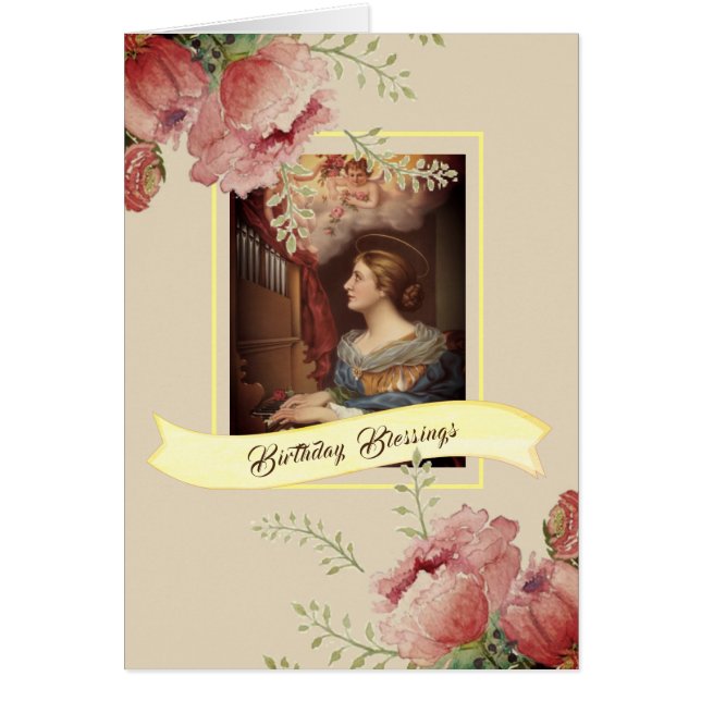 Feuille d'automne de thanksgiving de St Cecilia (Devant)