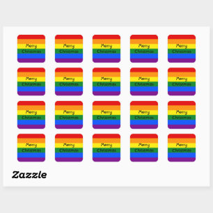 feuille de 20 stickers arc-en-ciel