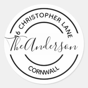 Feuille de 20 Stickers - Famille ou entreprise