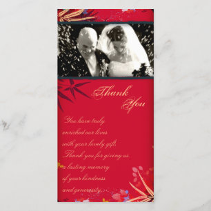 Feuille de Bambou Vintage Merci mariage