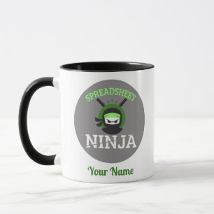 Feuille de calcul personnalisable Ninja Mug Travel